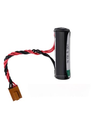 Saft LS14500-ER6CWK15 Li-SOCI2 2600Mah With brown plug and 4 pins