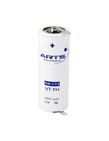 Saft / Arts VT-F with tabs, Nicad cell 7Ah, 1.2V