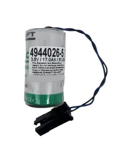 ABB 4944026-5 Robotics, Saft ls33600, D size battery 3.6V 17000mah