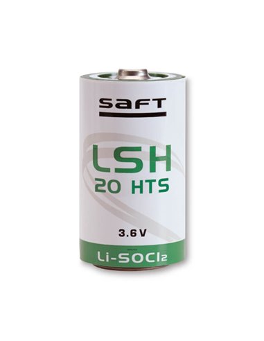 Saft LSH 20 HTS, D size battery 3.6V, 11000mah