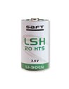 Saft LSH 20 HTS, D size battery 3.6V, 11000mah