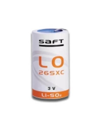 Saft LO26SXC Battery, 3.0V 9.2Ah Size D Spiral Cell Li-SO2