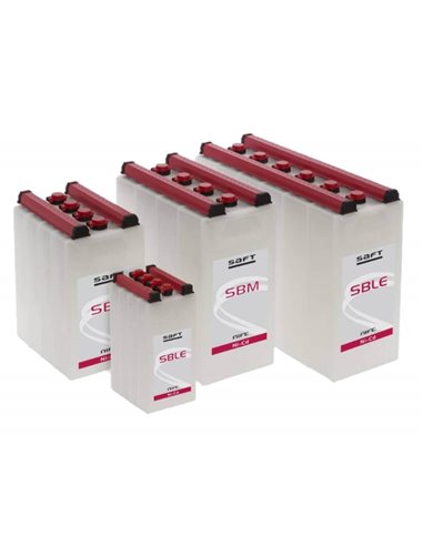 Saft SBM 93 rechargeable 93Ah, Ni-Cd block battery