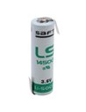 Saft LS14500-STS, LS-14500 Li-SOCI2 2600Mah Battery With Reverse/Z Solder Tabs