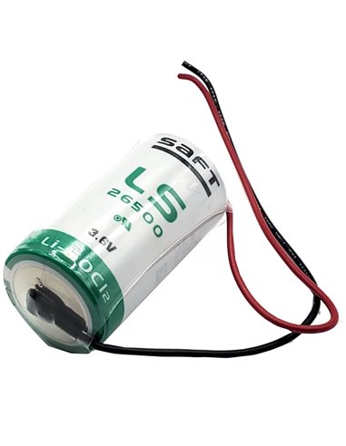 Saft LS26500, LS 26500 With 3 Inch Fly Leads