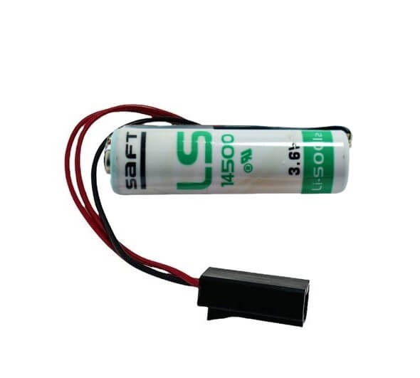 Saft LS14500-ER6C Li-SOCI2 2600Mah With 3 leads and alternative black plug