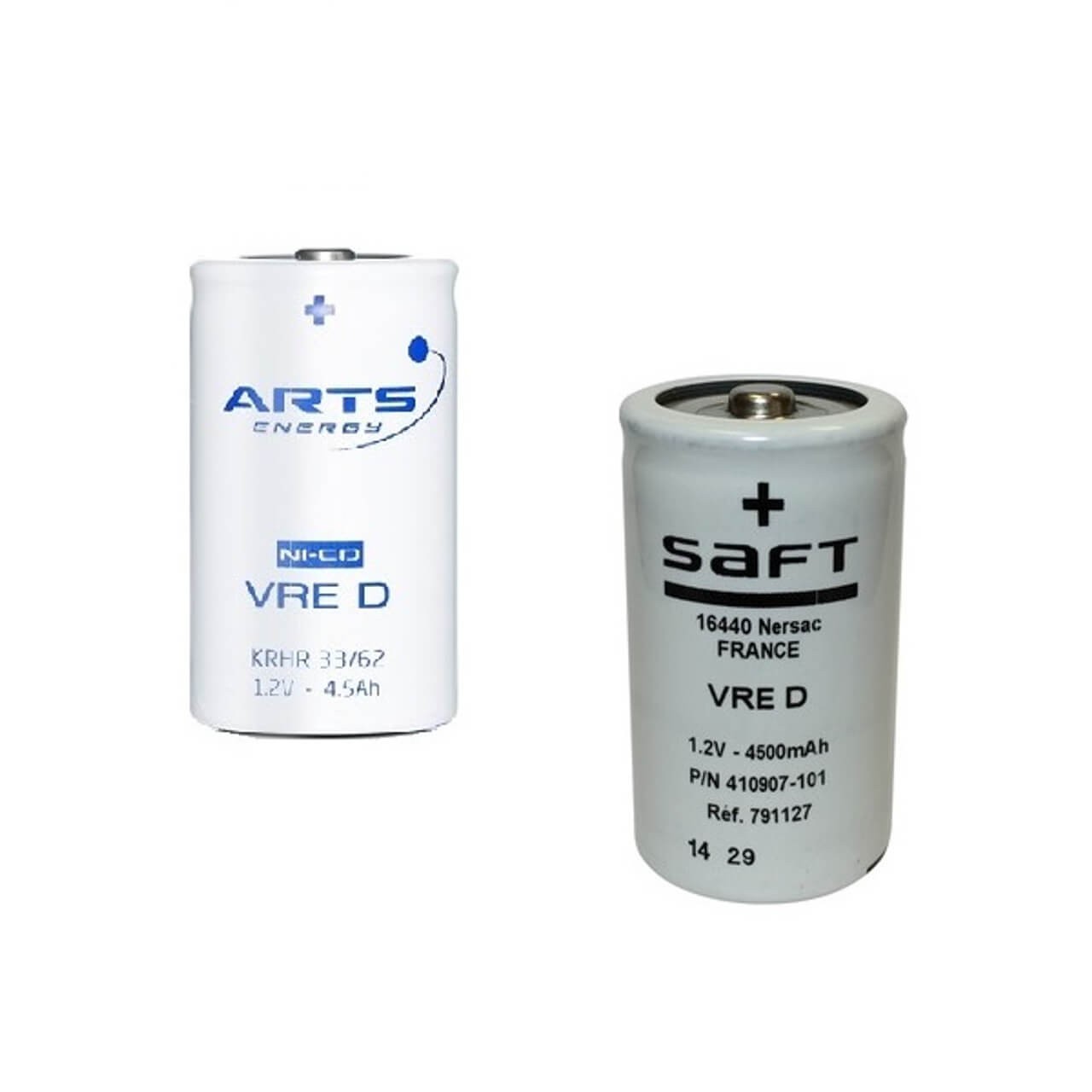 Saft VRED Nicad D size cell 4.5Ah, 1.2V