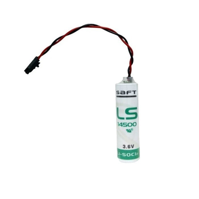 Saft LS14500-300419-00035 Li-SOCI2 2600Mah With 3 Inch Flyleads and black plug