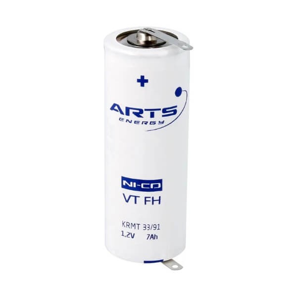 Saft / Arts VT-F with tabs, Nicad cell 7Ah, 1.2V