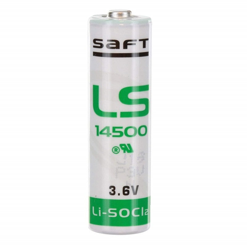 Saft LS14500, LS-14500 Li-SOCI2 2600Mah Button Top Bare Lithium Cell