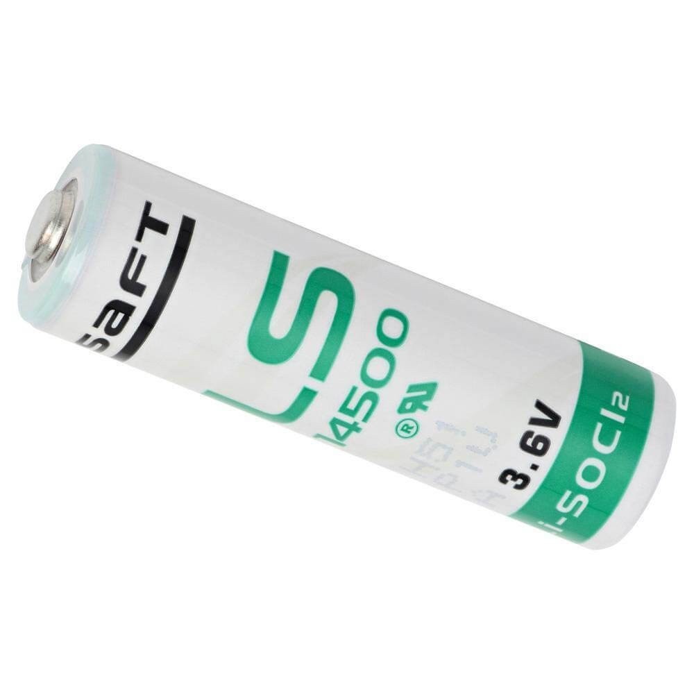 Saft LS14500, LS-14500 Li-SOCI2 2600Mah Button Top Bare Lithium Cell