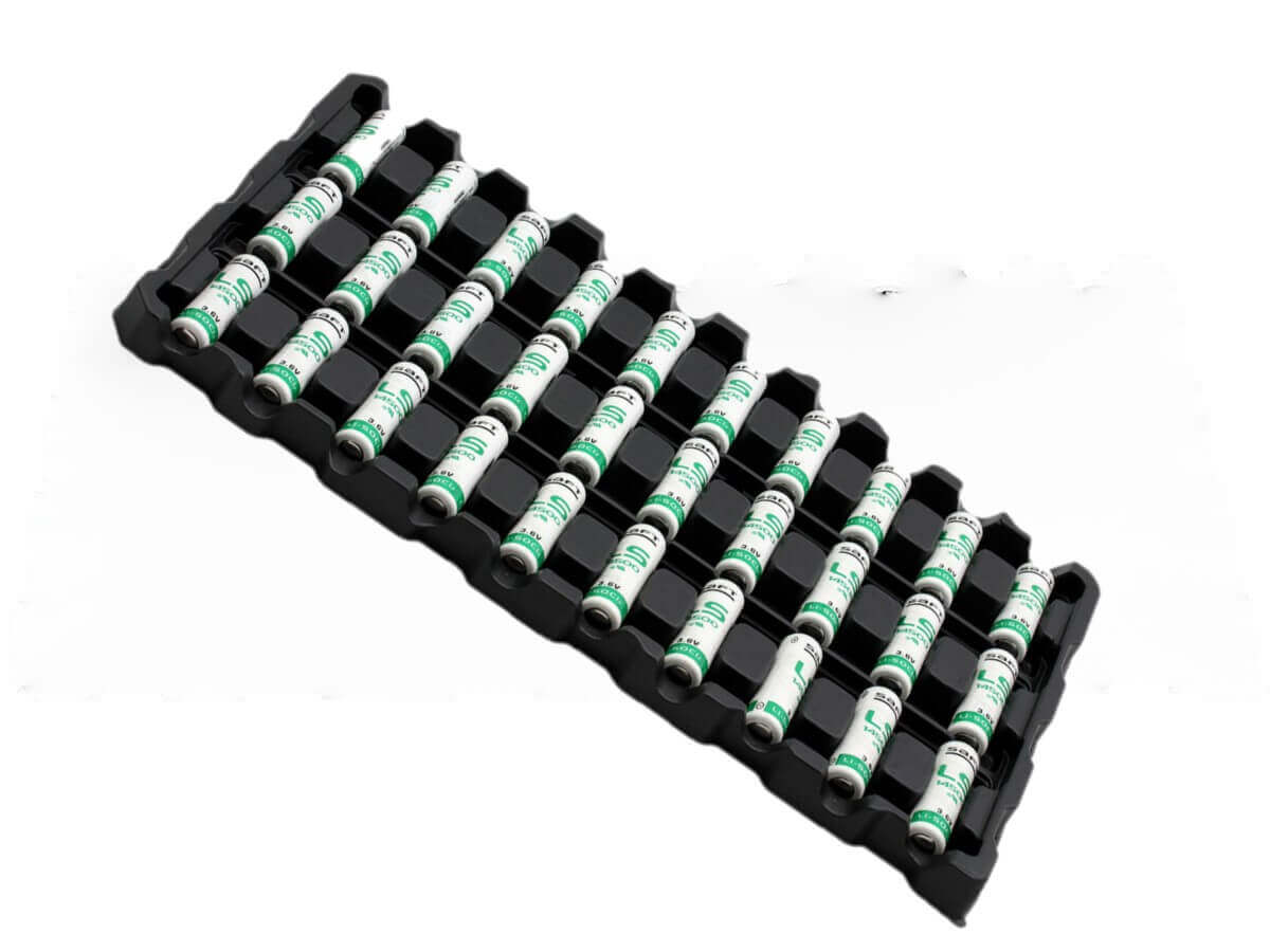 Thirty pieces of Saft LS14500 Li-SOCI2 2600Mah Button Top Bare Cell