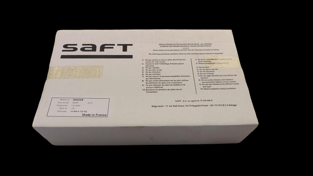 150 pieces of Saft LS14500 Li-SOCI2 2600Mah Button Top Bare Cell