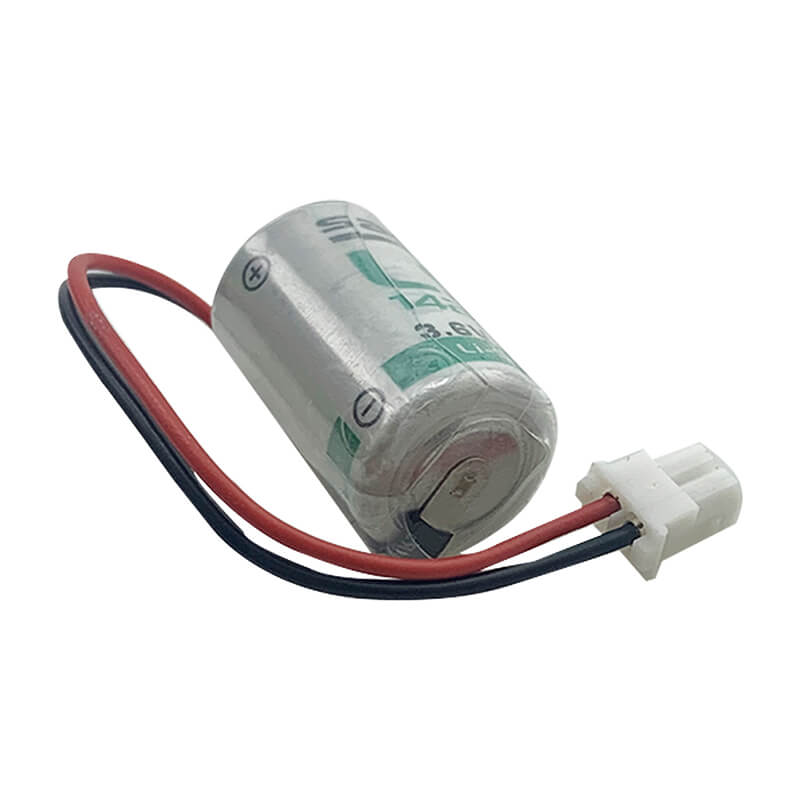 Saft tekcell sb-aa02 3.6v li-socl2 lithium battery 1/2 aa size