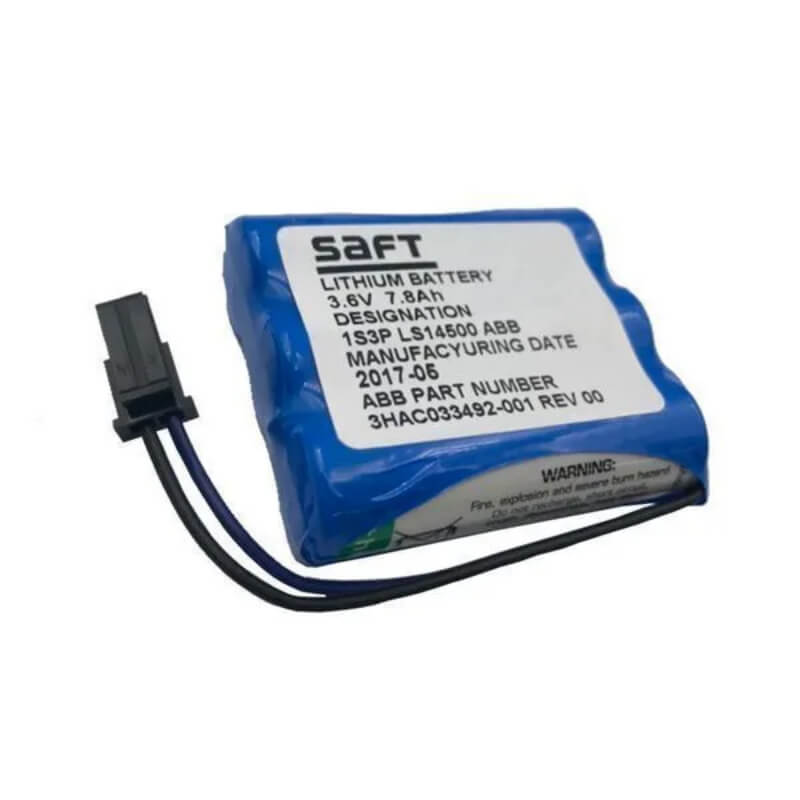 ABB 3HAC033492 Robot Battery, Saft 3.6V 7800mah Tri-LS14500