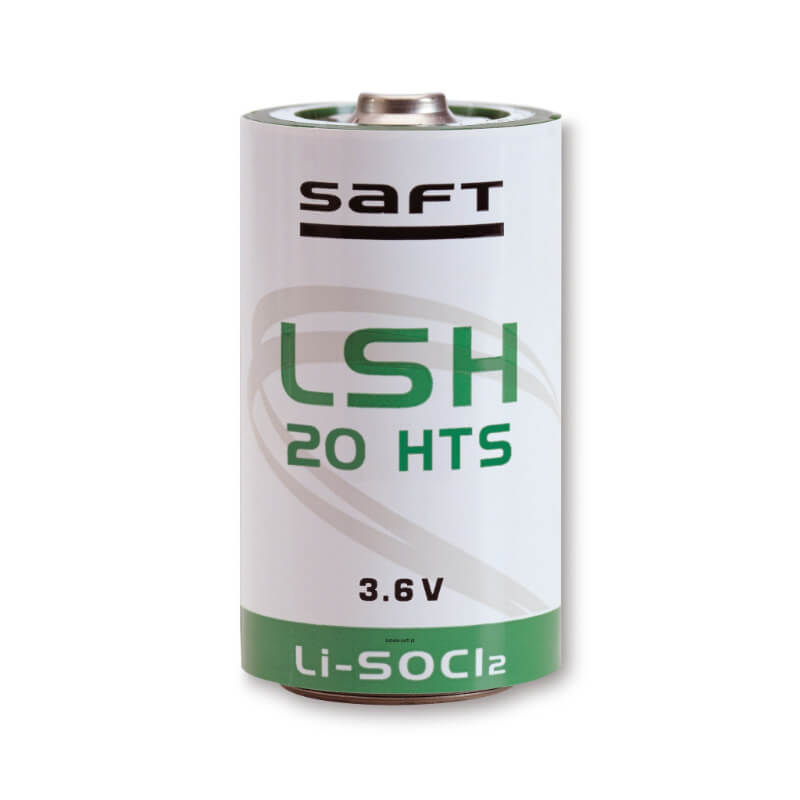 Saft LSH 20 HTS, D size battery 3.6V, 11000mah