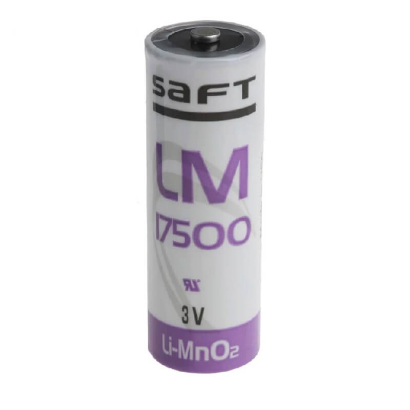 Saft LM17500 Battery, 3V  3000mAh  size A spiral cell Li-Mn0.2