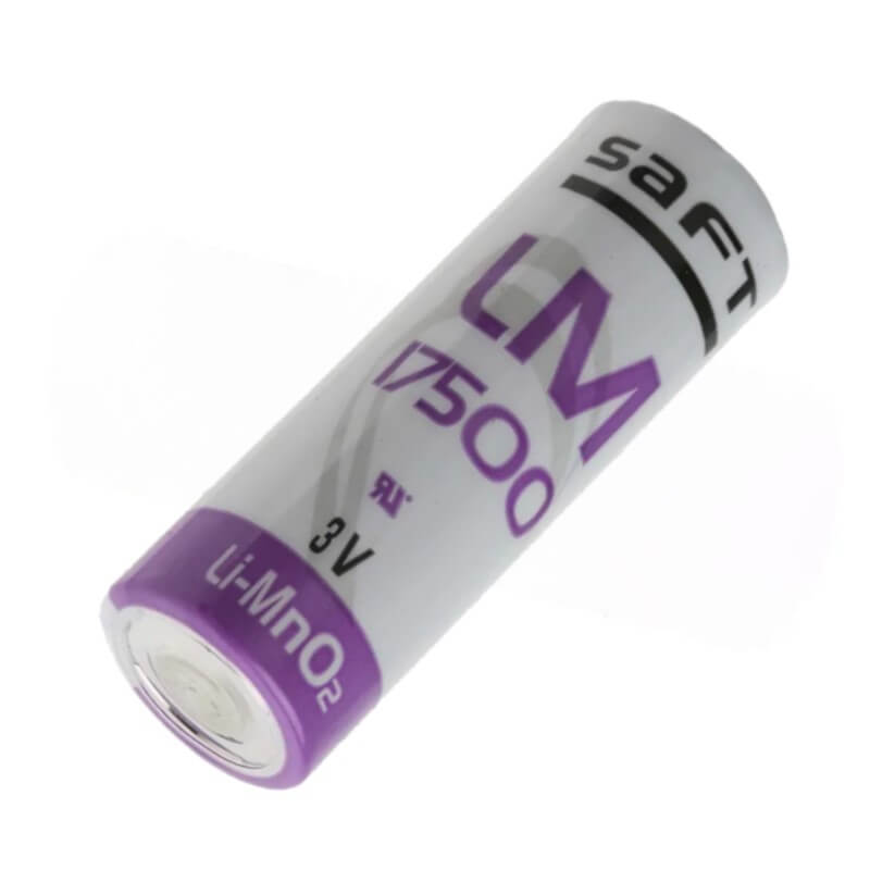 Saft LM17500 Battery, 3V  3000mAh  size A spiral cell Li-Mn0.2