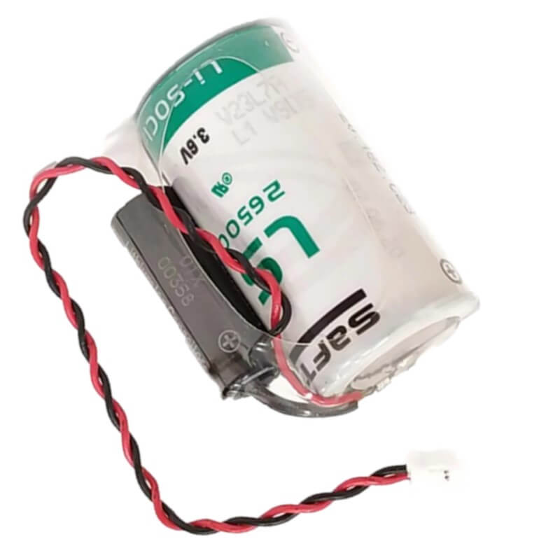 Saft LSP26500-20F Battery, 3.6V 7.7Ah Size ? Hybrid Cell Li-SOCl 2