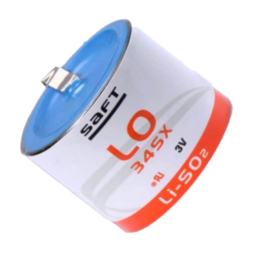 Saft LO34SX Battery, 2.8V 1.0Ah Size 1/3 C Spiral Cell Li-SO2