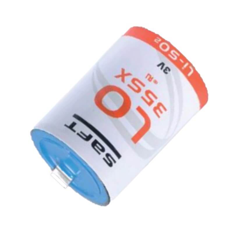 Saft LO35SX Battery, 2.8V 2.2Ah Size 2/3 C Spiral Cell Li-SO2