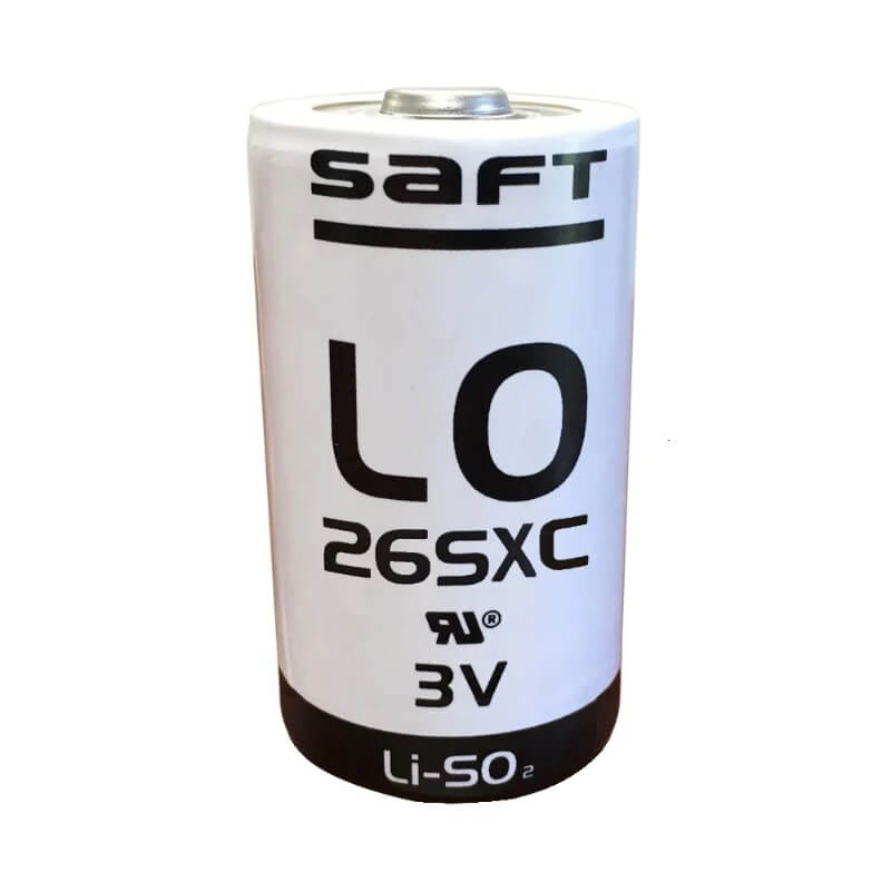 Saft LO26SXC Battery, 3.0V 9.2Ah Size D Spiral Cell Li-SO2