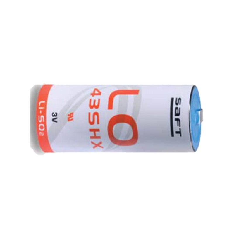 Saft LO43SHX Battery, 2.8V 5.0Ah Size 5/4 C Spiral Cell Li-SO2