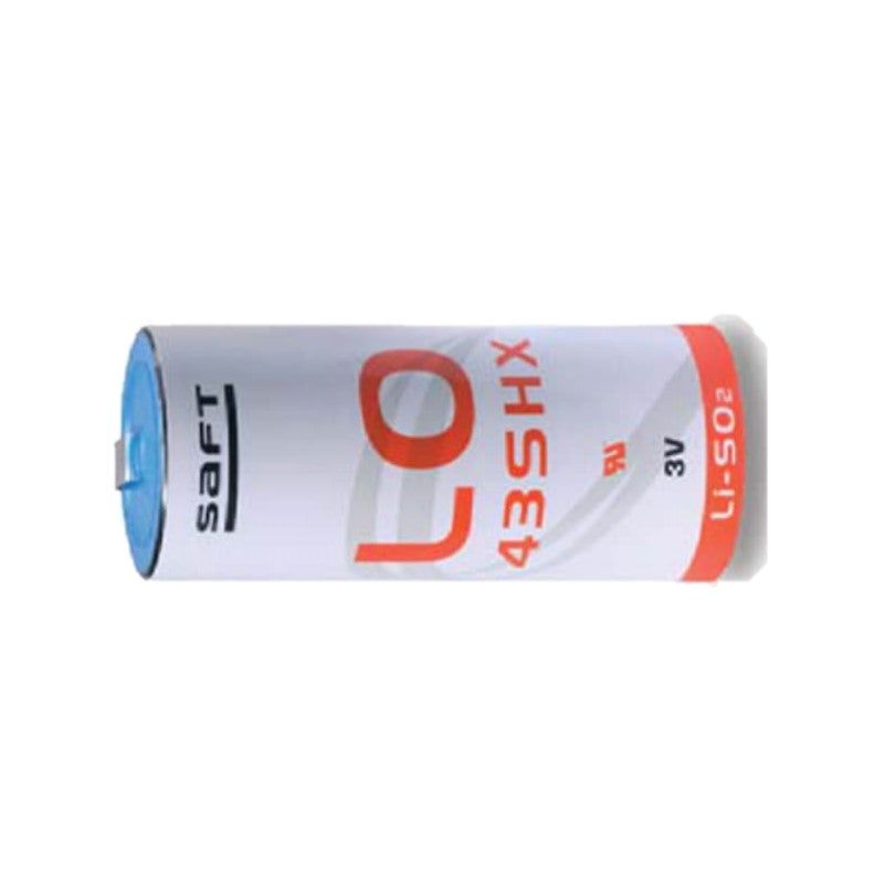 Saft LO43SHX Battery, 2.8V 5.0Ah Size 5/4 C Spiral Cell Li-SO2