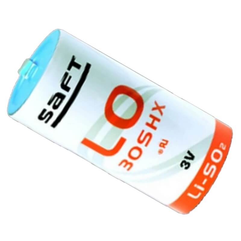 Saft LO30SHX Battery, 2.8V 5.75Ah Size Thin D Spiral Cell Li-SO2