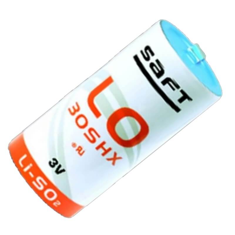 Saft LO30SHX Battery, 2.8V 5.75Ah Size Thin D Spiral Cell Li-SO2