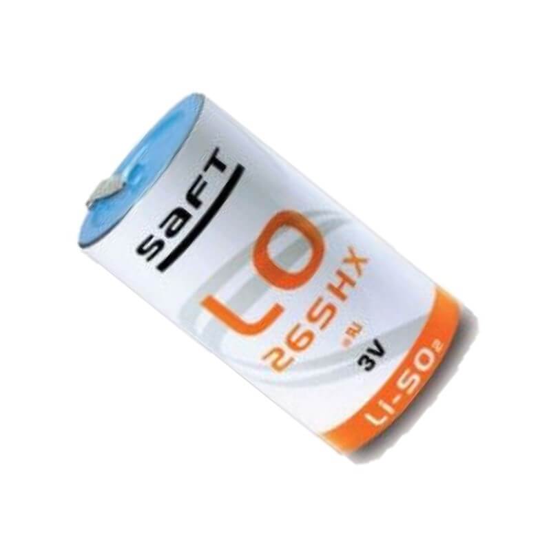 Saft LO26SHX Battery, 3V 7.5Ah Size D Spiral Cell Li-SO2