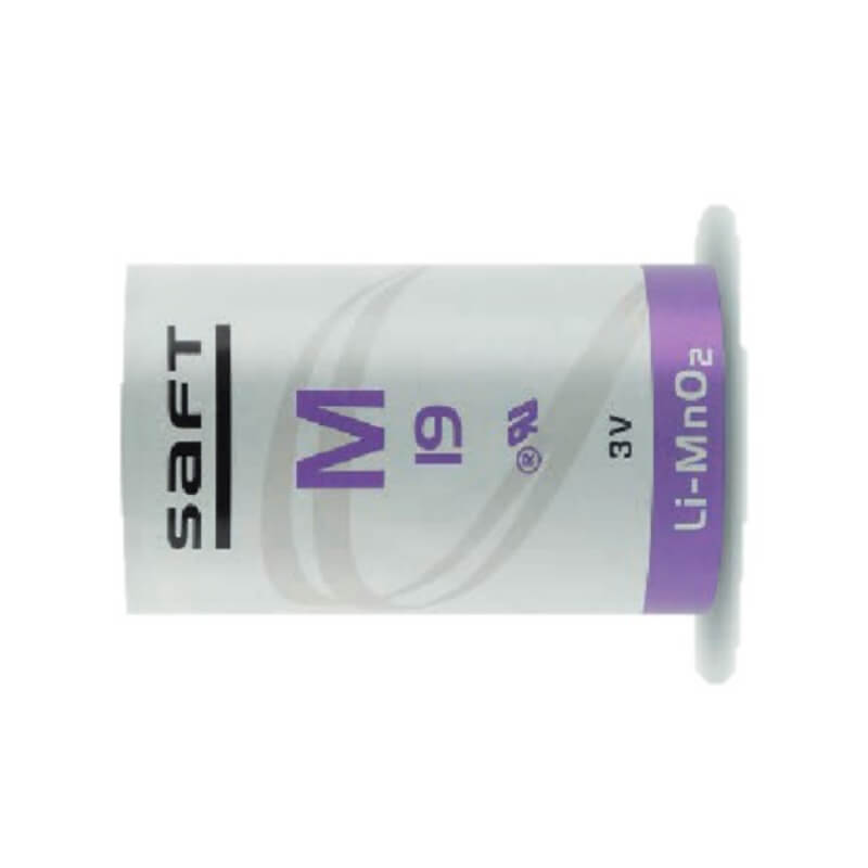 Saft M19 Battery, 3.0V 10.3Ah Size Short D Spiral Cell LiMnO2