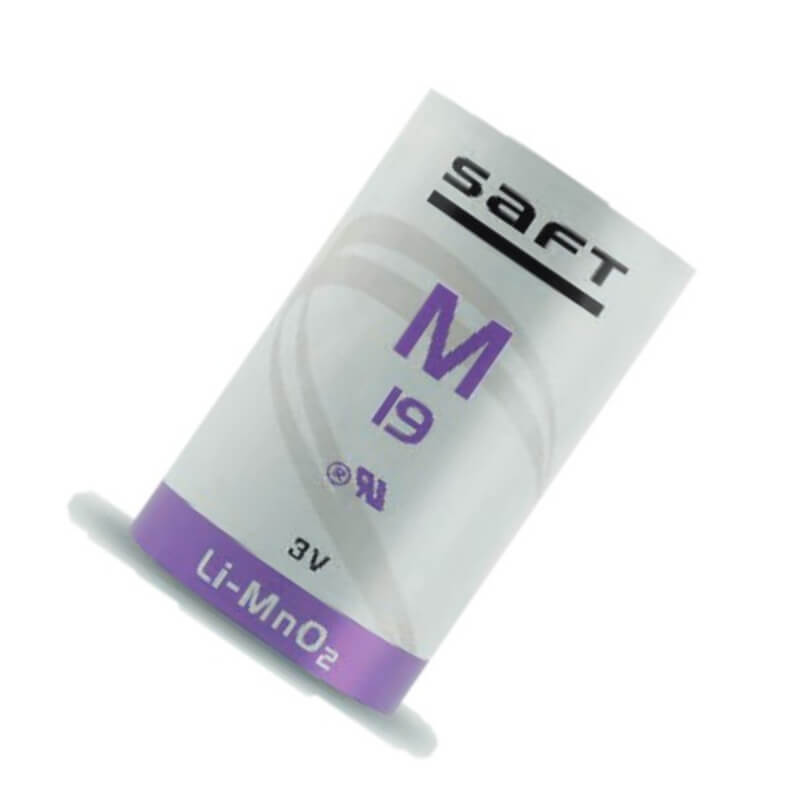 Saft M19 Battery, 3.0V 10.3Ah Size Short D Spiral Cell LiMnO2