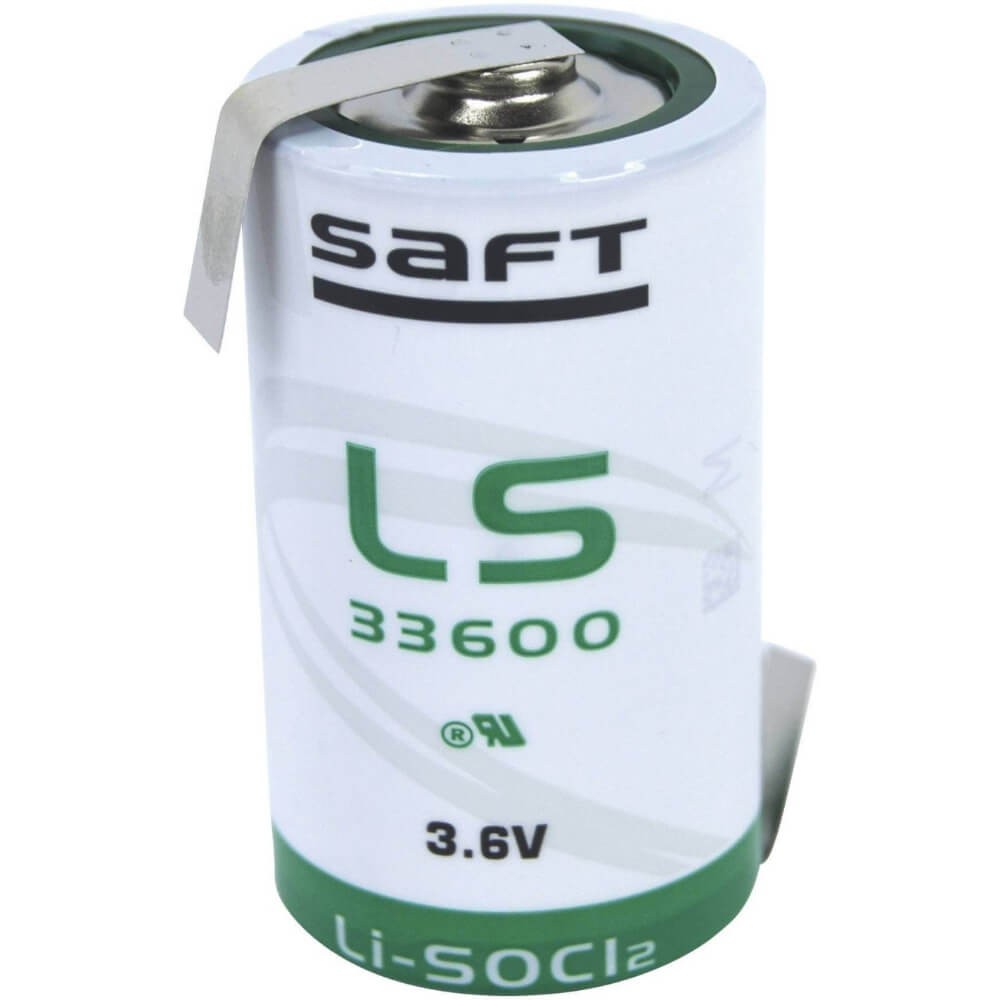 Saft LS33600, LS 33600 With Tabs (Opposite Directions)