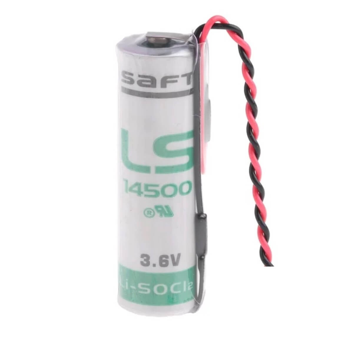 Saft LS14500, LS-14500 Li-SOCI2 2600Mah With 3 Inch Flyleads