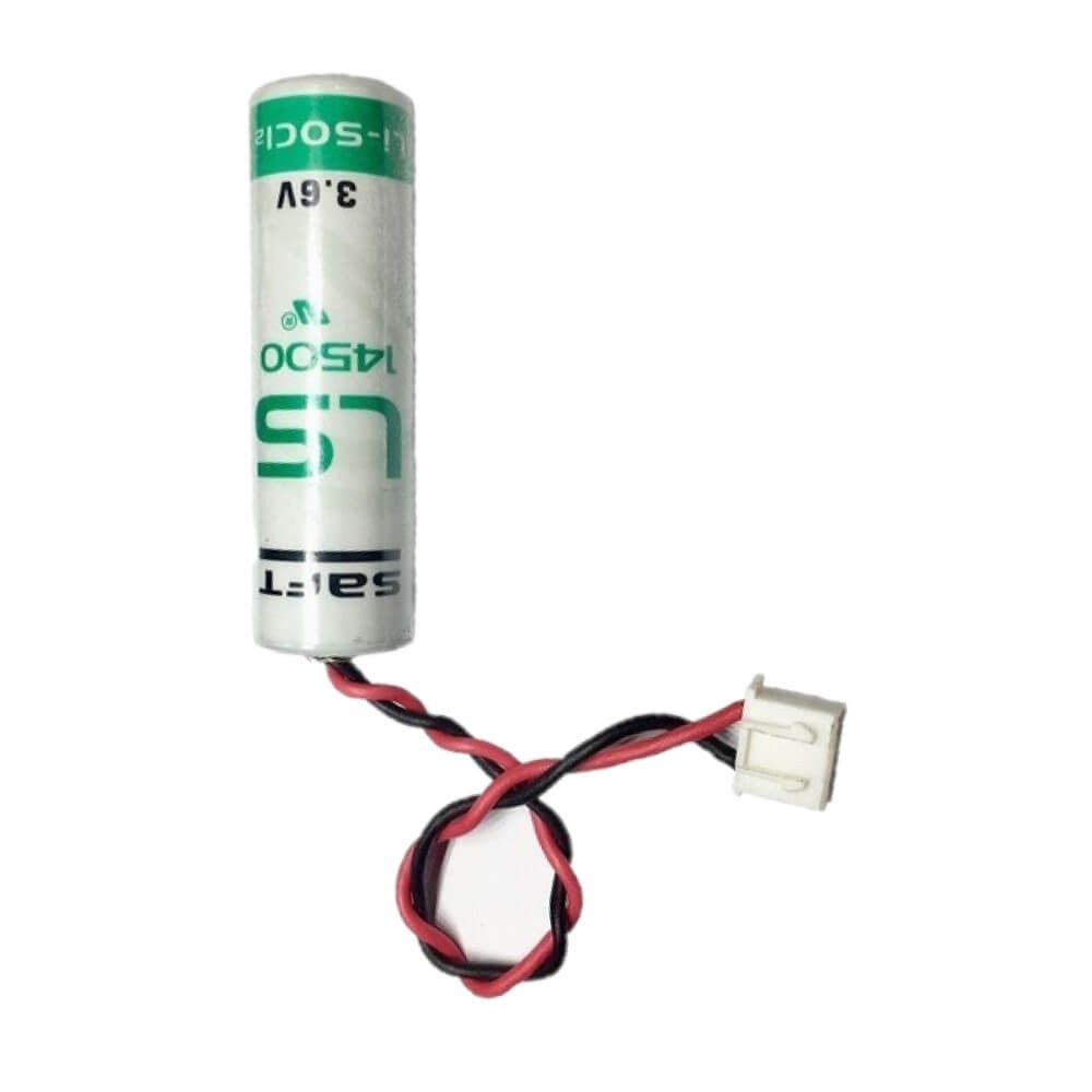 Saft LS14500-MF Li-SOCI2 2600Mah With 3 Inch Flyleads and white plug