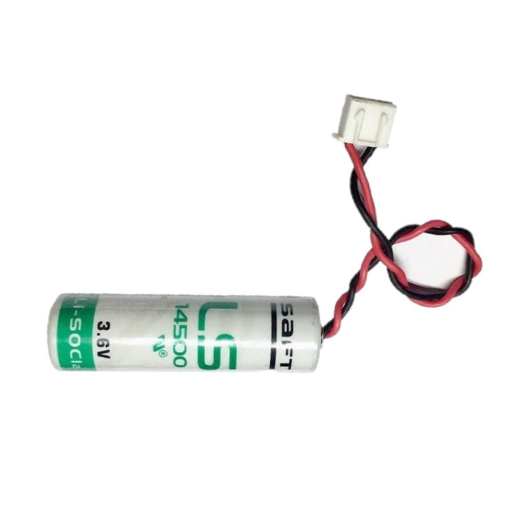 Saft LS14500-MF Li-SOCI2 2600Mah With 3 Inch Flyleads and white plug