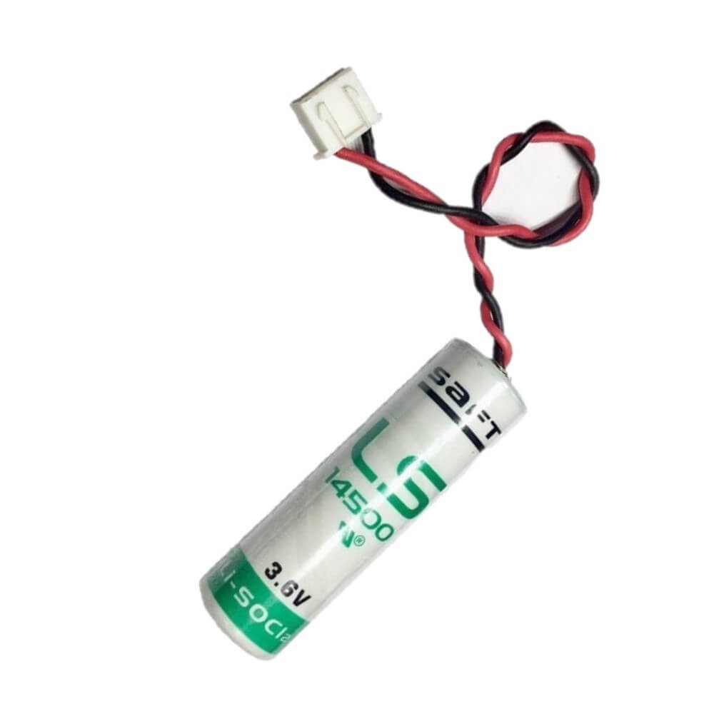 Saft LS14500-MF Li-SOCI2 2600Mah With 3 Inch Flyleads and white plug