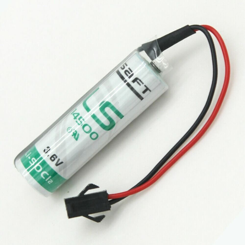 Saft LS14500-K Li-SOCI2 2600Mah With 3 Inch Flyleads and black plug