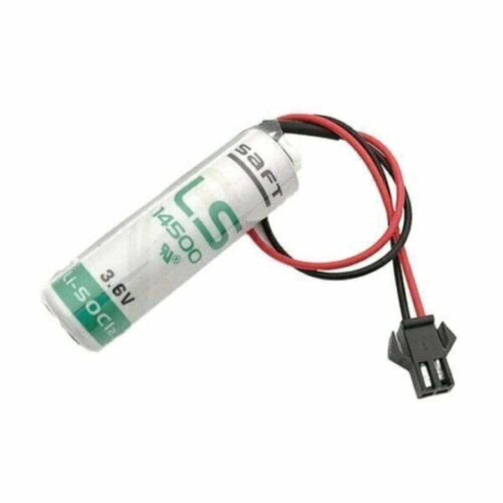 Saft LS14500-K Li-SOCI2 2600Mah With 3 Inch Flyleads and black plug