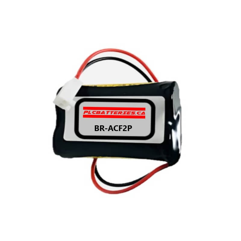 Br-acf2p With White Connector, 6v, Plc Battery Replacement