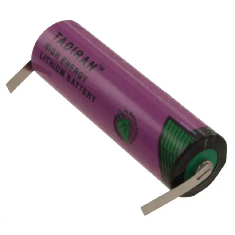 Tadiran TL-2100, AA, 3.6V/2100mAh Lithium Battery with Tabs