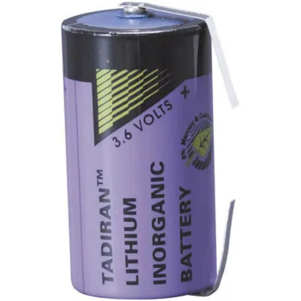 Tadiran TL-2200/S, C Size 7200mAh 3.6V lithium battery with tabs