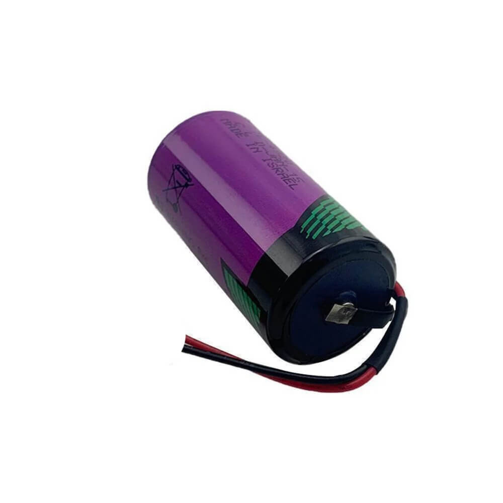 Tadiran TL-2300/S, D Size 16.5Ah 3.6V lithium battery with wire leads