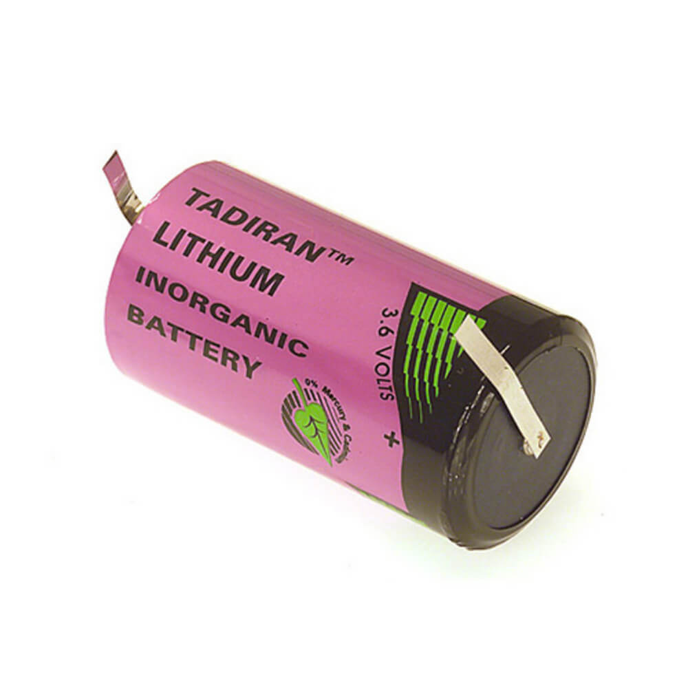 Tadiran TL-4930/S, D Size 19Ah 3.6V lithium battery with Tabs