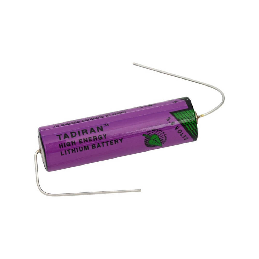 Tadiran TL-2100, AA, 3.6V/2100mAh Lithium Battery with axial leads