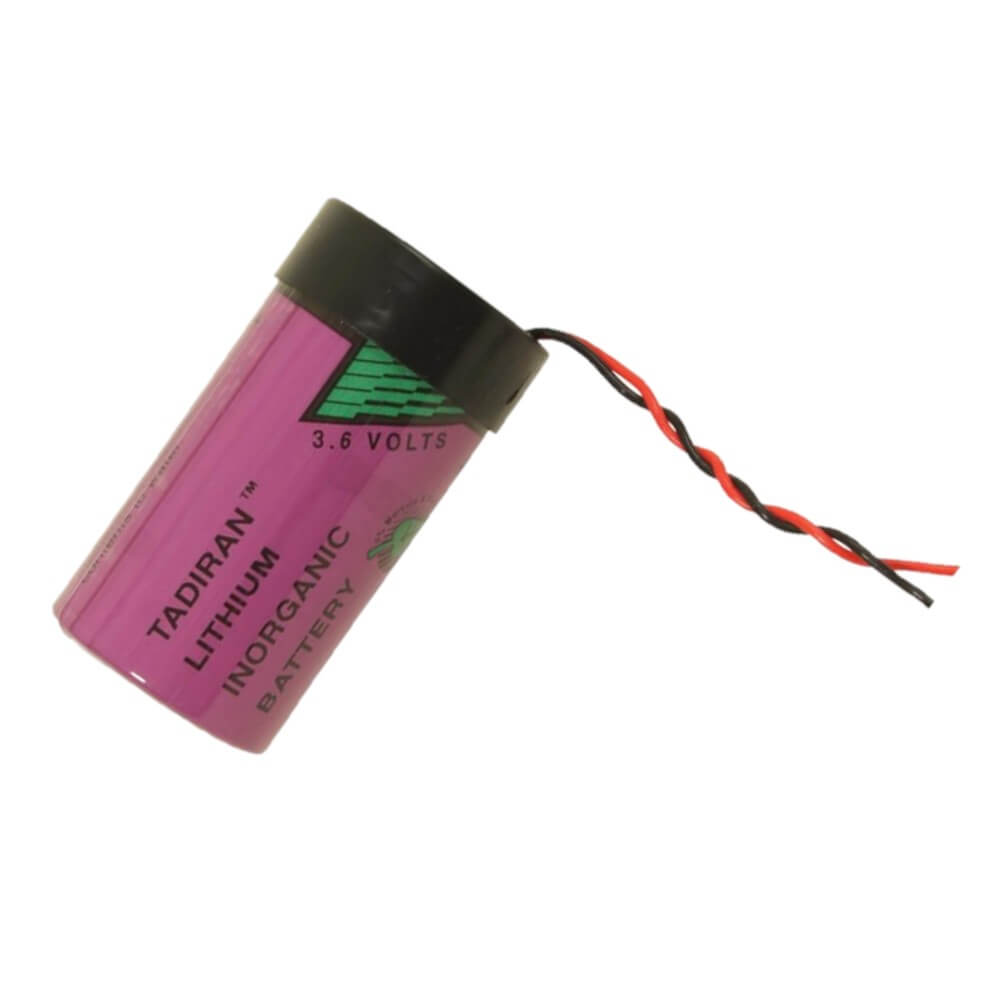 Tadiran TL-5920/S, C Size 8.5Ah 3.6V lithium battery with wire leads