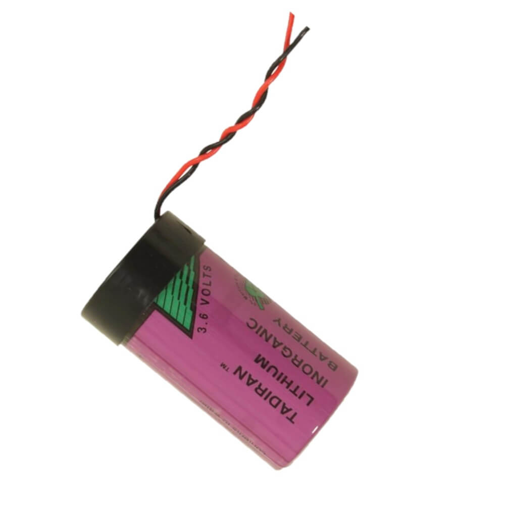 Tadiran TL-5920/S, C Size 8.5Ah 3.6V lithium battery with wire leads