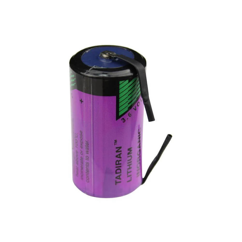 Tadiran TL-5930/T, D Size 19Ah 3.6V lithium battery with Tabs